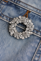 Clip Janie cristal