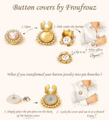 Bijou de bouton / pin's Elise Argent