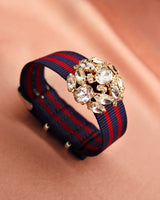 Bracelet Tanya marine bordeaux - Bracelets - froufrouz