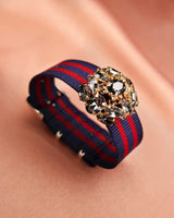 Bracelet Tanya marine bordeaux - Bracelets - froufrouz