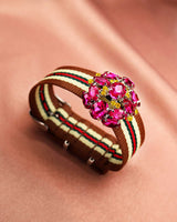 Bracelet Tanya marron - Bracelets - froufrouz