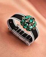 Bracelet Tanya blanc noir - Bracelets - froufrouz