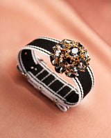 Bracelet Tanya blanc noir - Bracelets - froufrouz