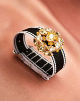 Bracelet Tanya blanc noir - Bracelets - froufrouz