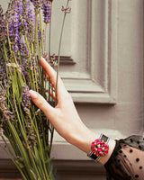 Bracelet Tanya blanc noir - Bracelets - froufrouz