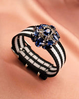 Bracelet Tanya noir gris - Bracelets - froufrouz