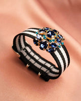 Bracelet Tanya noir gris - Bracelets - froufrouz