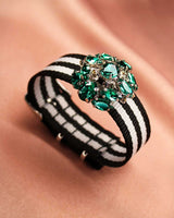 Bracelet Tanya noir gris - Bracelets - froufrouz