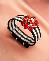 Bracelet Tanya noir gris - Bracelets - froufrouz