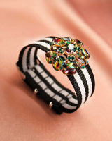 Bracelet Tanya noir gris - Bracelets - froufrouz