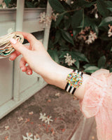 Bracelet Tanya noir gris - Bracelets - froufrouz