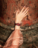 Bracelet Tanya rouge vert noir - Bracelets - froufrouz