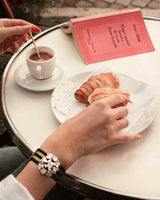 Bracelet Tanya noir vert bordeaux - Bracelets - froufrouz