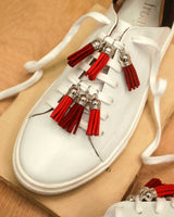 Pompons tête argent