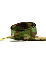 Lacets satin camouflage