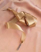 Lacets satin mordoré