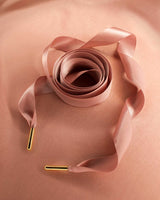 Lacets satin rose poudré - Lacets - froufrouz