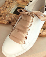 Lacets satin mordoré