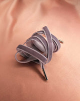 Lacets velours gris perle - Lacets - froufrouz