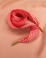 Lacets vichy rouge - Lacets - froufrouz