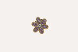 Bijou de bouton / pin's Mila Mauve