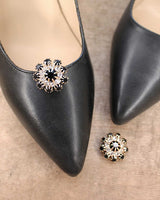 Clips Romy cristal noir