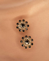 Clips Romy cristal noir