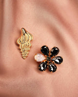Bijou Fleur rose gris - Bijoux pour tongs - froufrouz