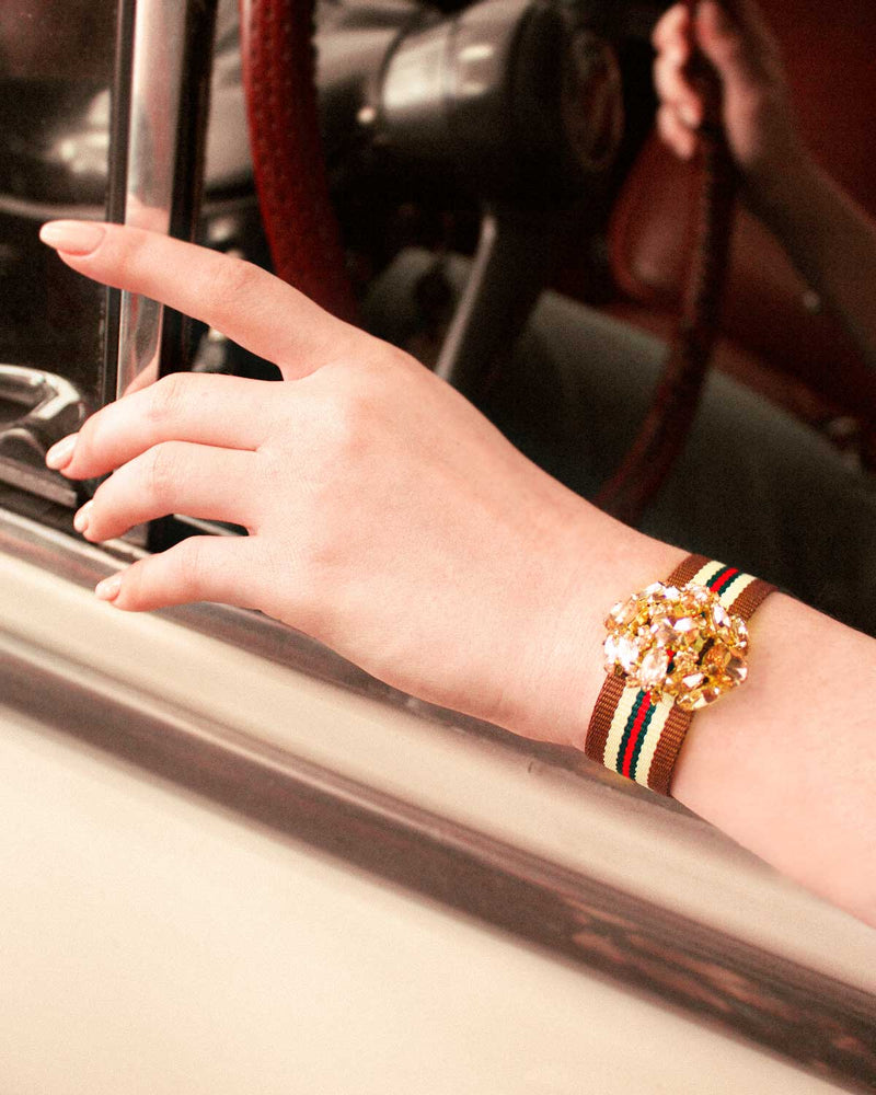 Bracelet Tanya marron - Bracelets - froufrouz