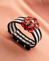 Bracelet Tanya noir gris - Bracelets - froufrouz