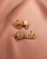 Broche Smile or - Broches - froufrouz